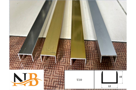 NẸP NHÔM CHỮ U10MM